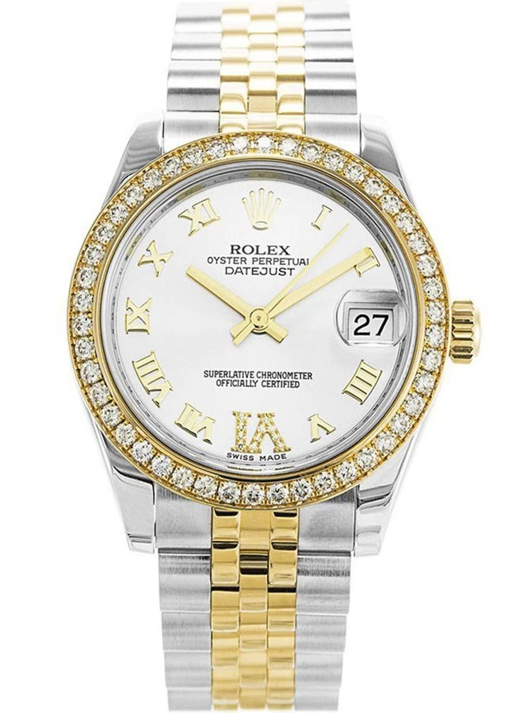 Datejust weißes Zifferblatt 178383