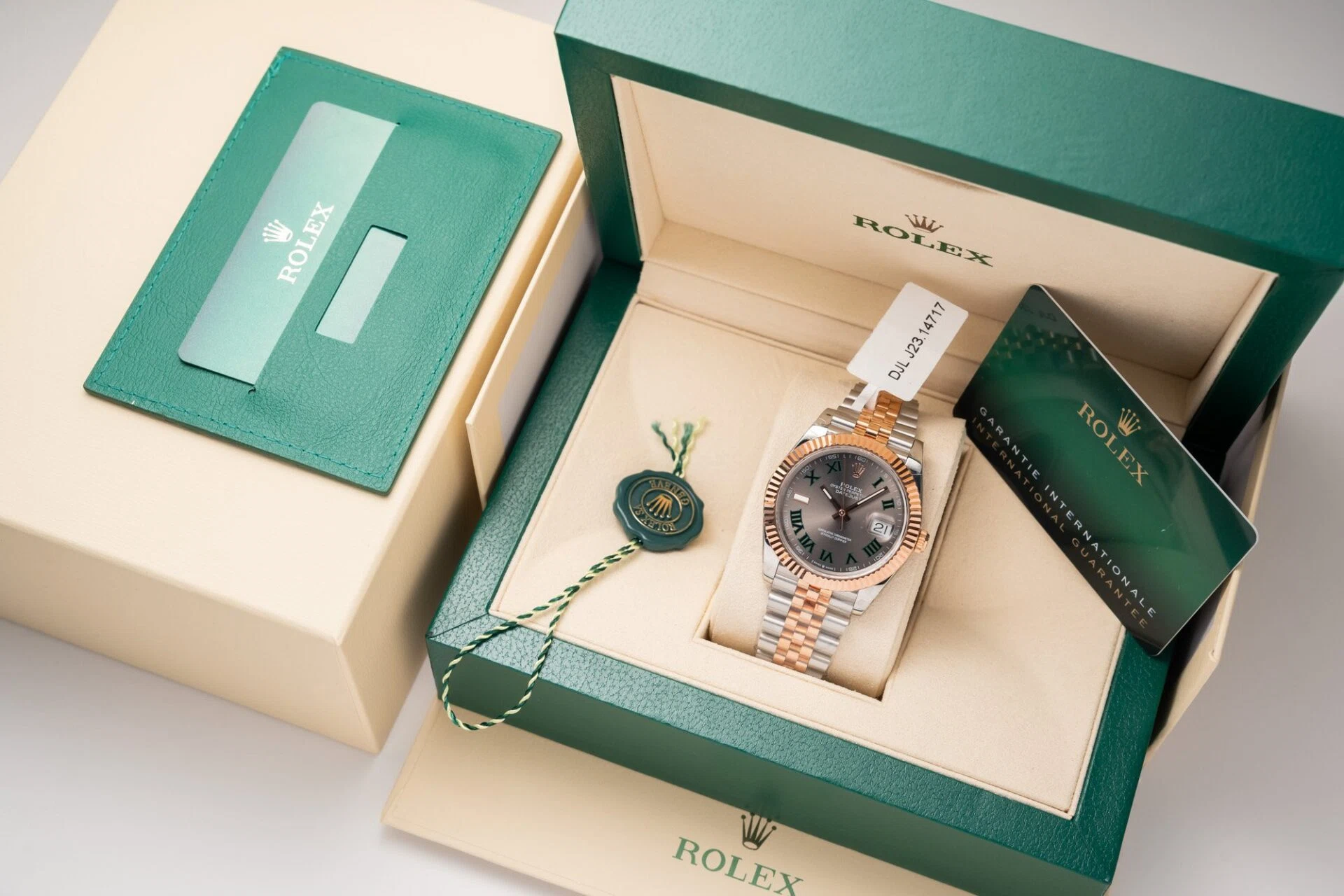 Rolex Datejust schiefergraues Zifferblatt mit römischen Indizes 126331-0016 41 mm – Bild 3