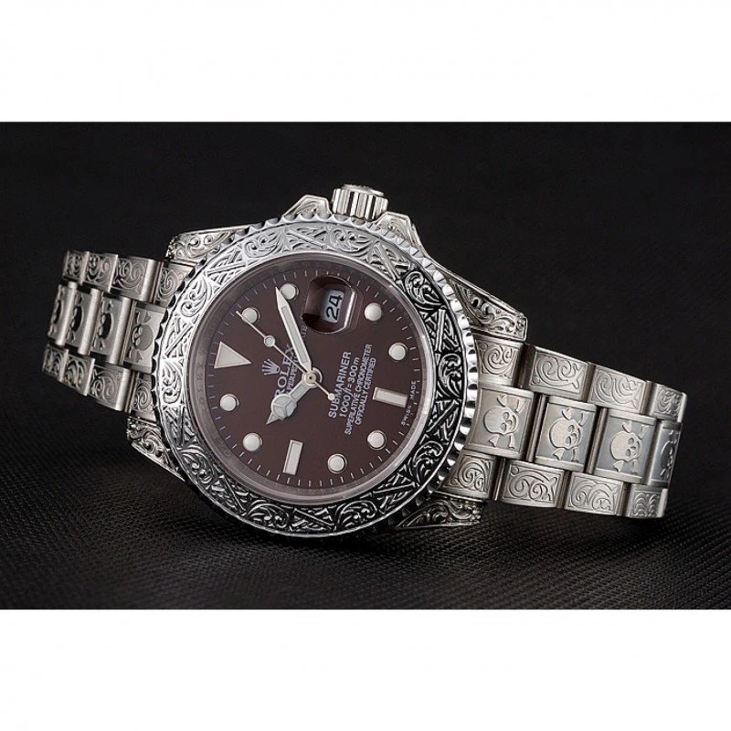 Superclone Submariner braunes Zifferblatt 1454092 Designdetail