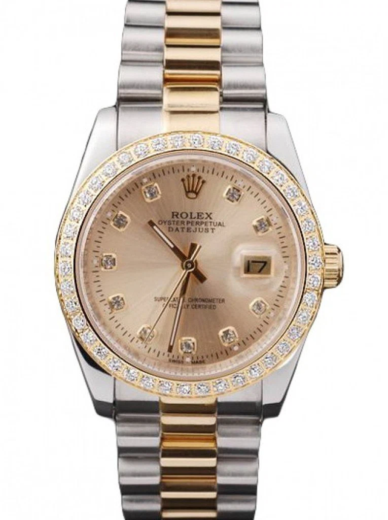 Superclone Datejust goldfarbenes Zifferblatt SRL40