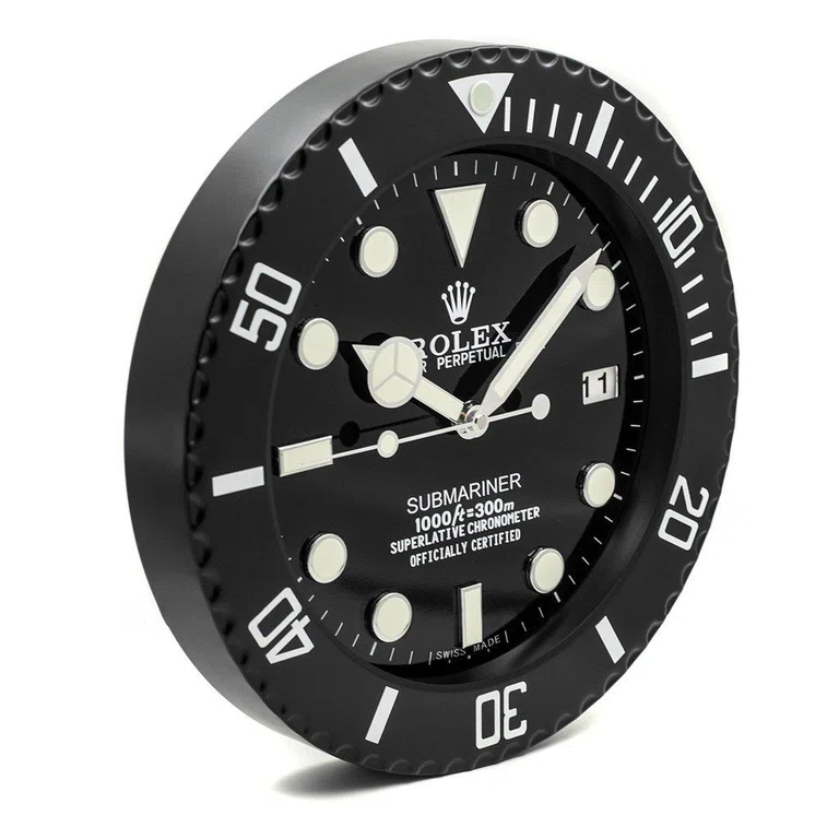 Wanduhr – SUBMARINER Schwarz