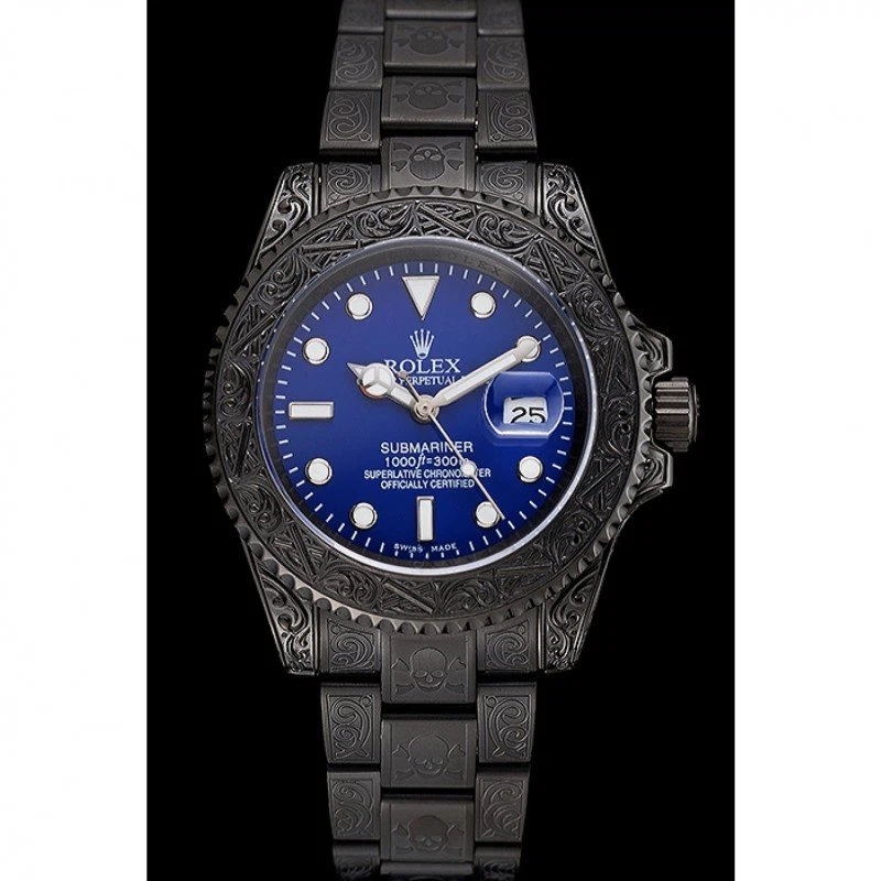 Superclone Submariner blaues Zifferblatt 1454084 Perspektivansicht