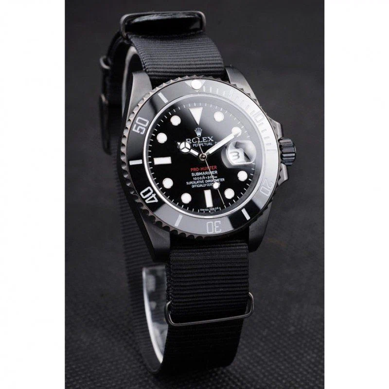 Superclone Submariner schwarzes Zifferblatt REP016826 Schrägansicht