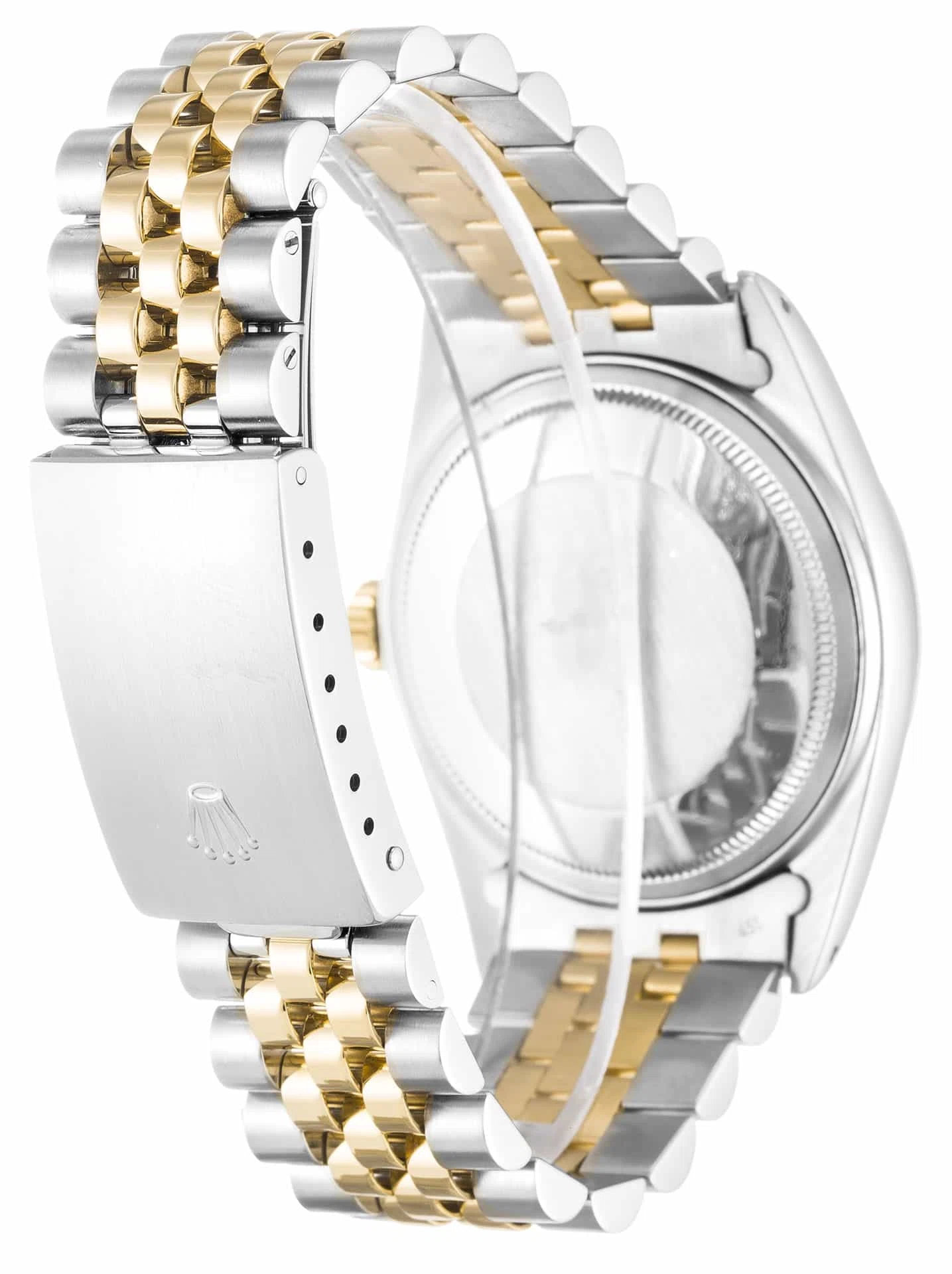 Datejust champagnerfarbenes Zifferblatt 16013 Schrägansicht