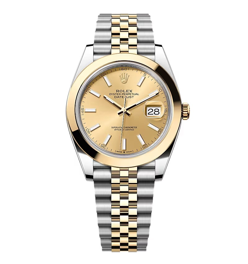 Rolex Datejust champagnerfarbenes Zifferblatt 126303-0010 41 mm