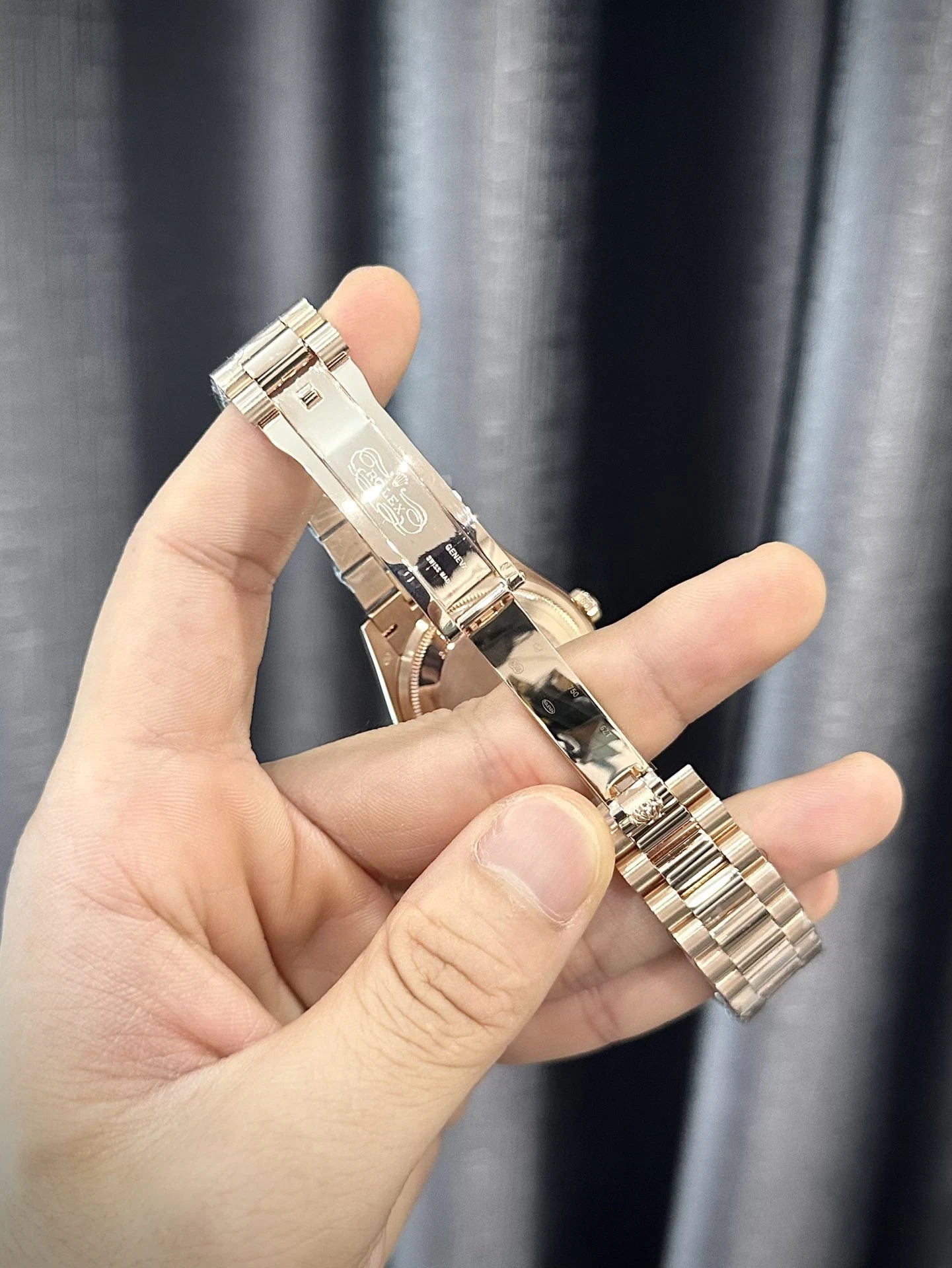 Rolex Day-Date Grüner Aventurin Zifferblatt mit Diamantbesatz 128345rbr-0068 36 mm – Superclone – Bild 6