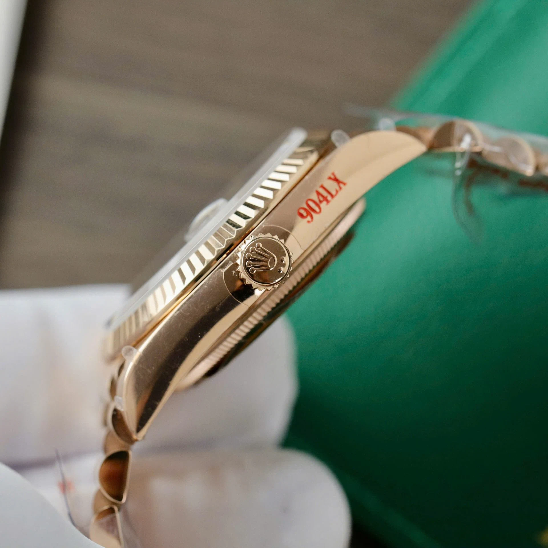 Rolex Day-Date Braun Ombré Zifferblatt 128235-0075 36 mm – Superclone – Bild 9