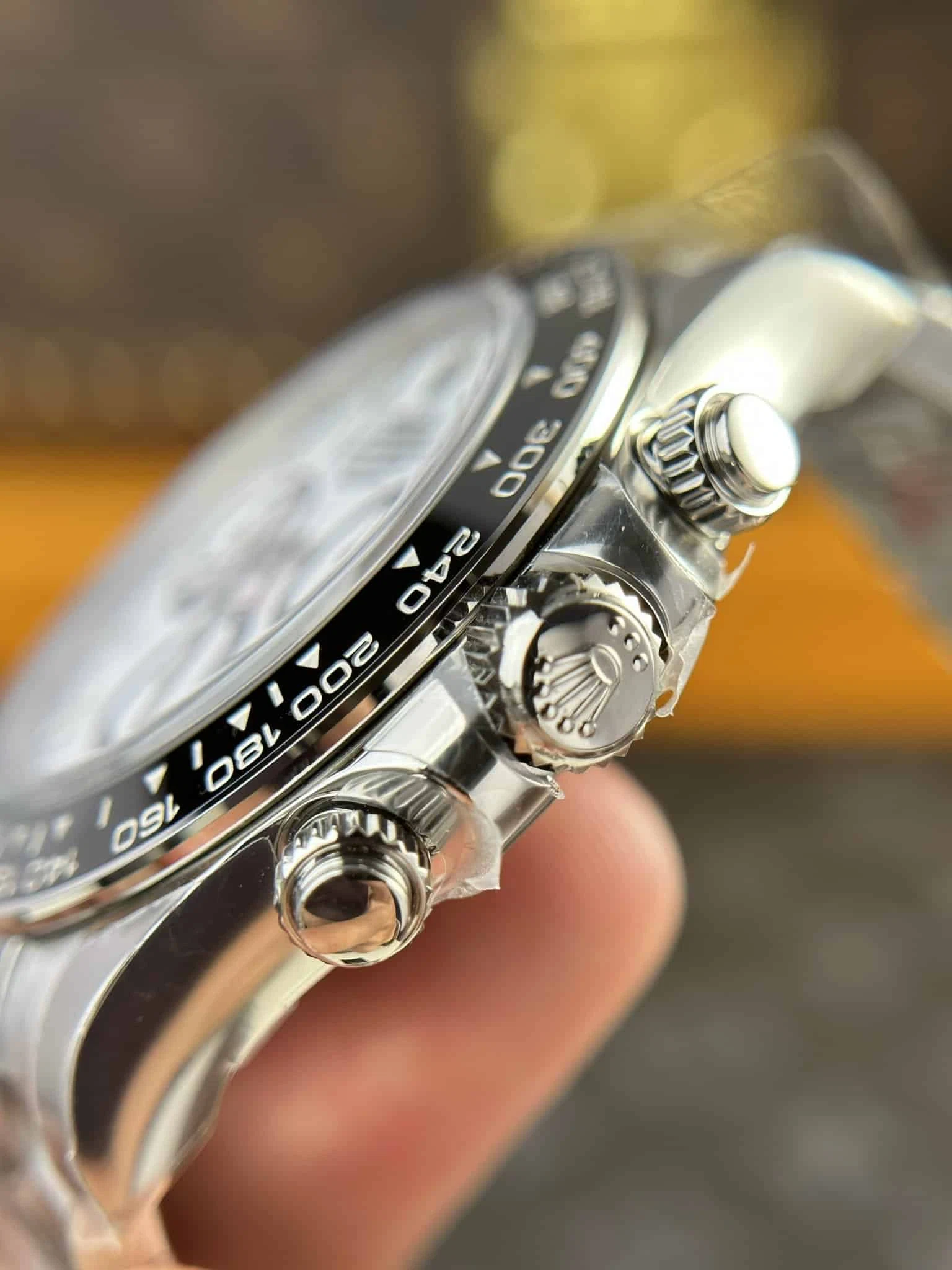 Superclone Daytona "Panda" weißes Zifferblatt 126500LN Alternate Angle