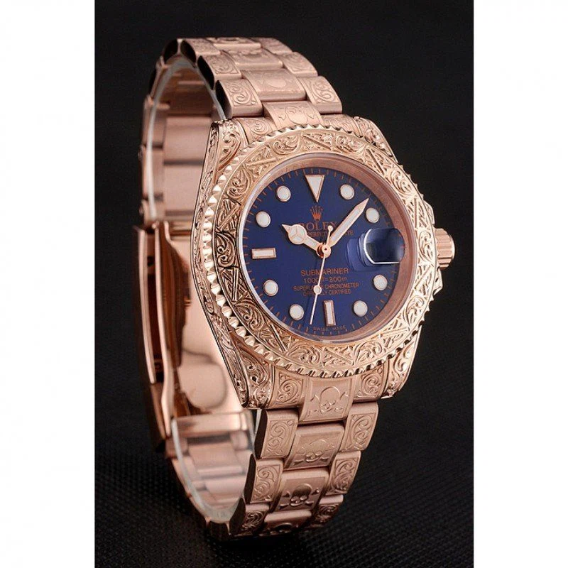 Superclone Submariner blaues Zifferblatt 1454085 Schrägansicht