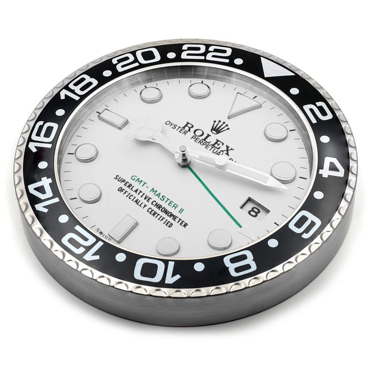 Wanduhr – GMT MASTER II Schrägansicht