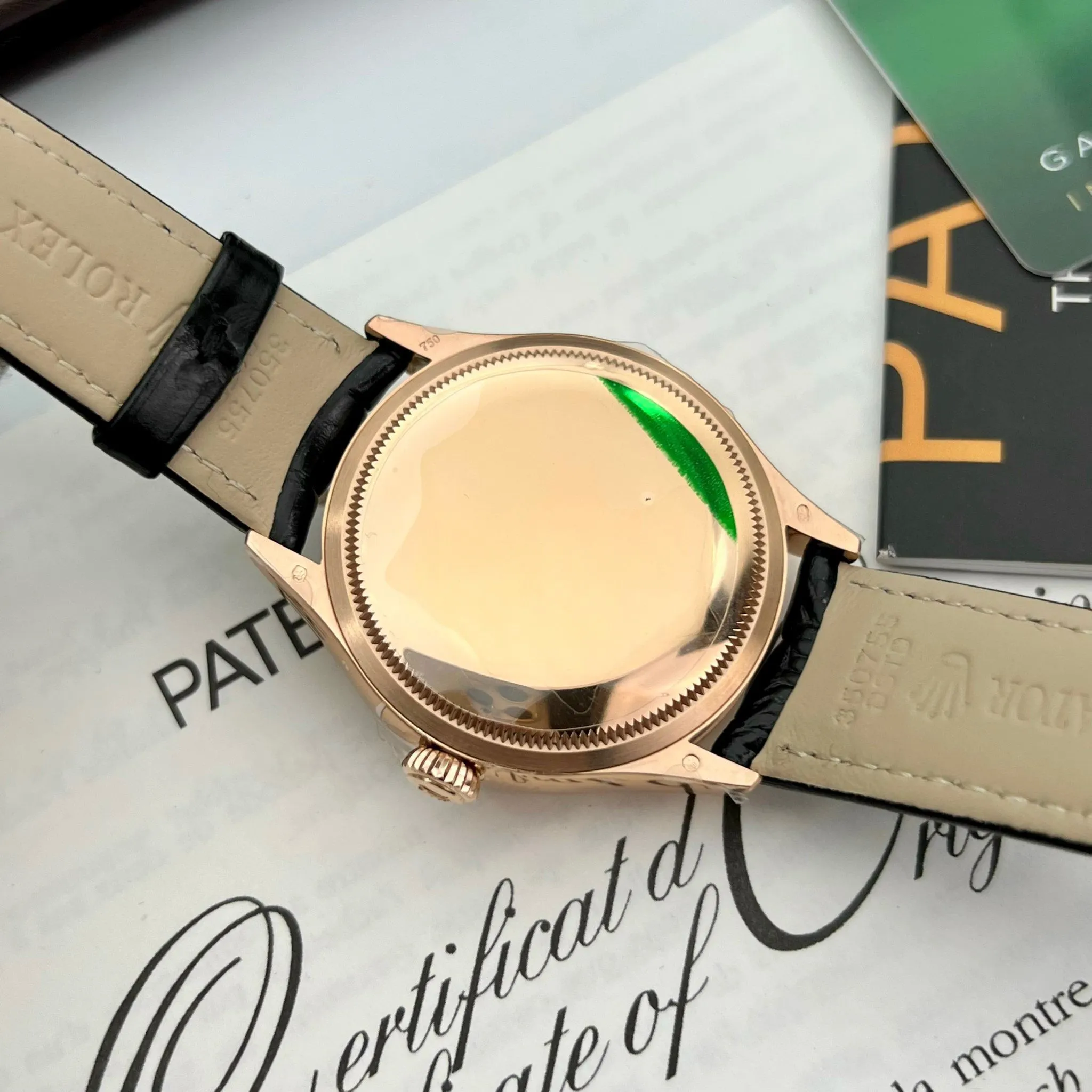 Rolex Cellini schwarzes Zifferblatt 50525 – Replik – Bild 3