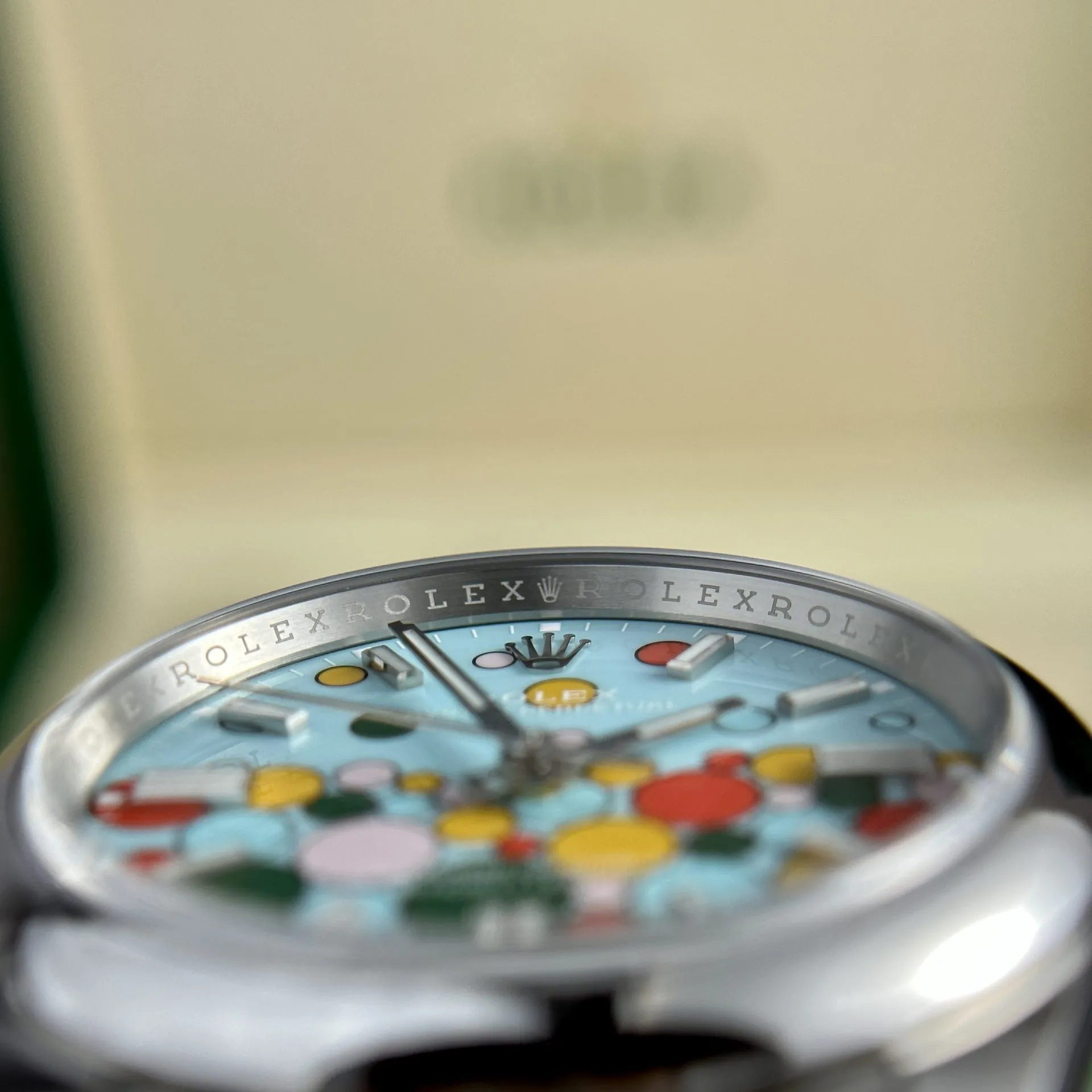 Oyster Perpetual Türkis Zifferblatt Oyster Armband