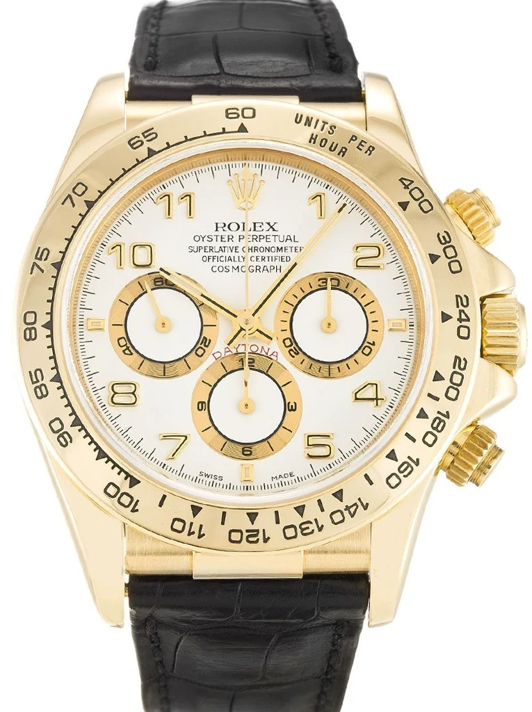 Daytona weißes Zifferblatt 16518
