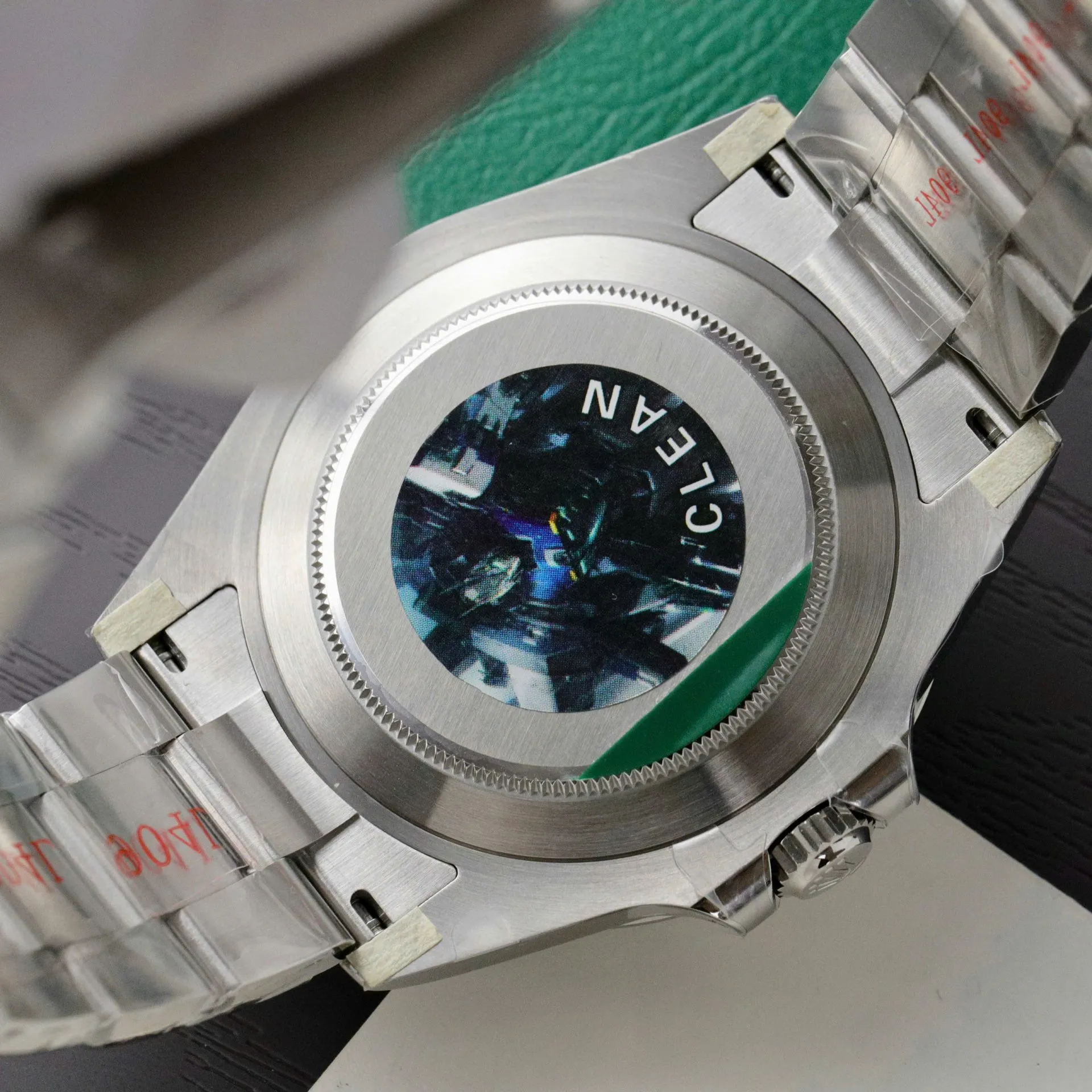 Explorer II schwarzes Zifferblatt Oyster Armband