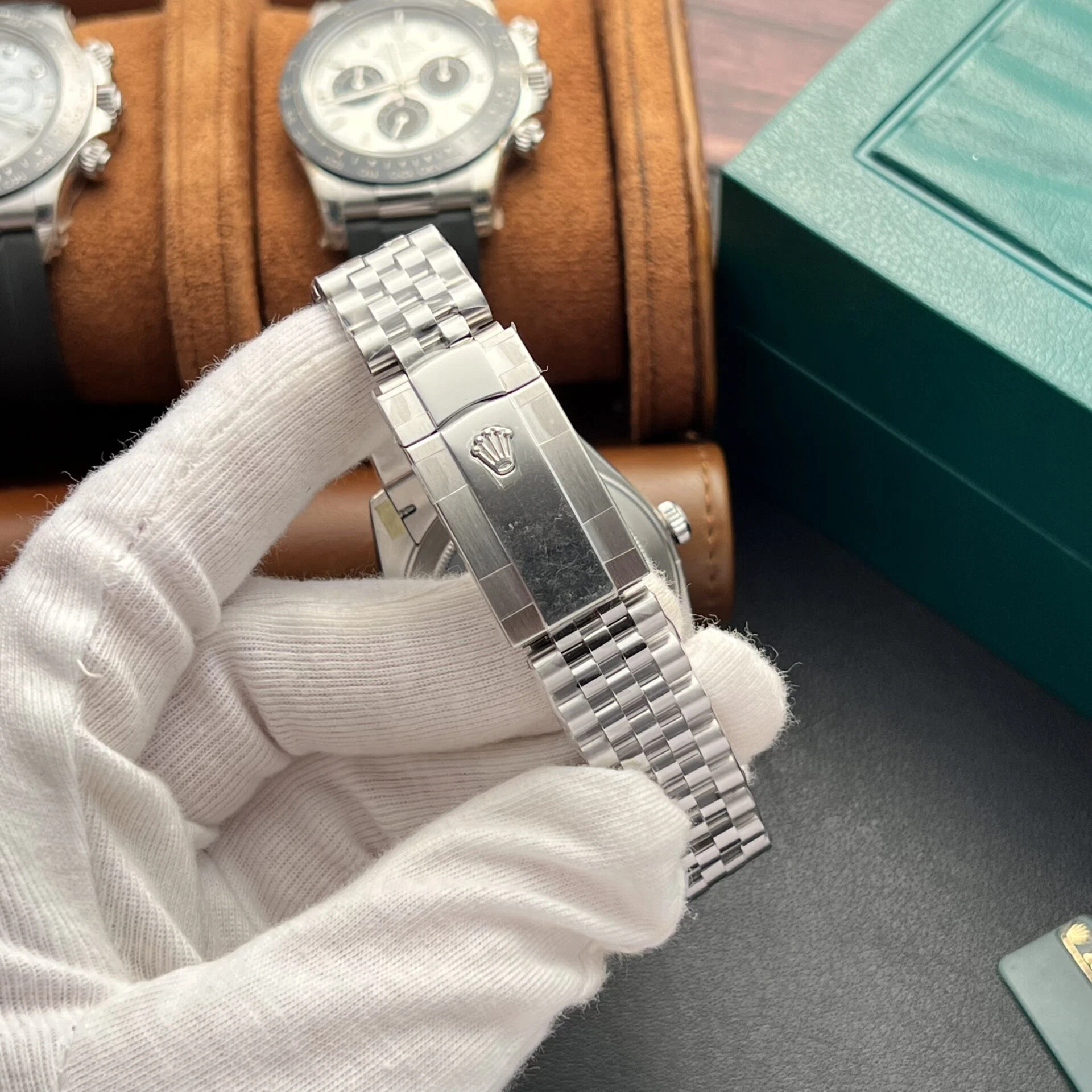 Rolex Datejust schwarzes Zifferblatt mit Diamantbesatz 126334-0012 41 mm – Bild 8