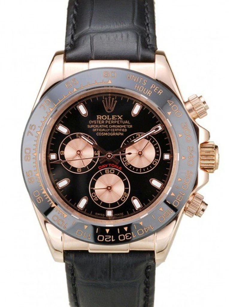 Daytona schwarzes Zifferblatt REP016831