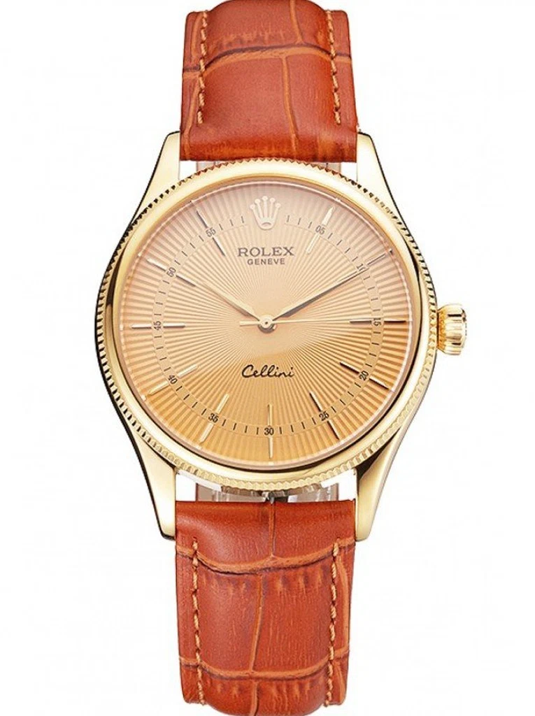 Superclone Cellini goldfarbenes Zifferblatt REP016808