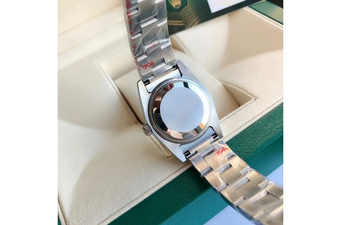 Oyster Perpetual Edelstahl/Edelstahl Grün/Stabindizes Alternate Angle