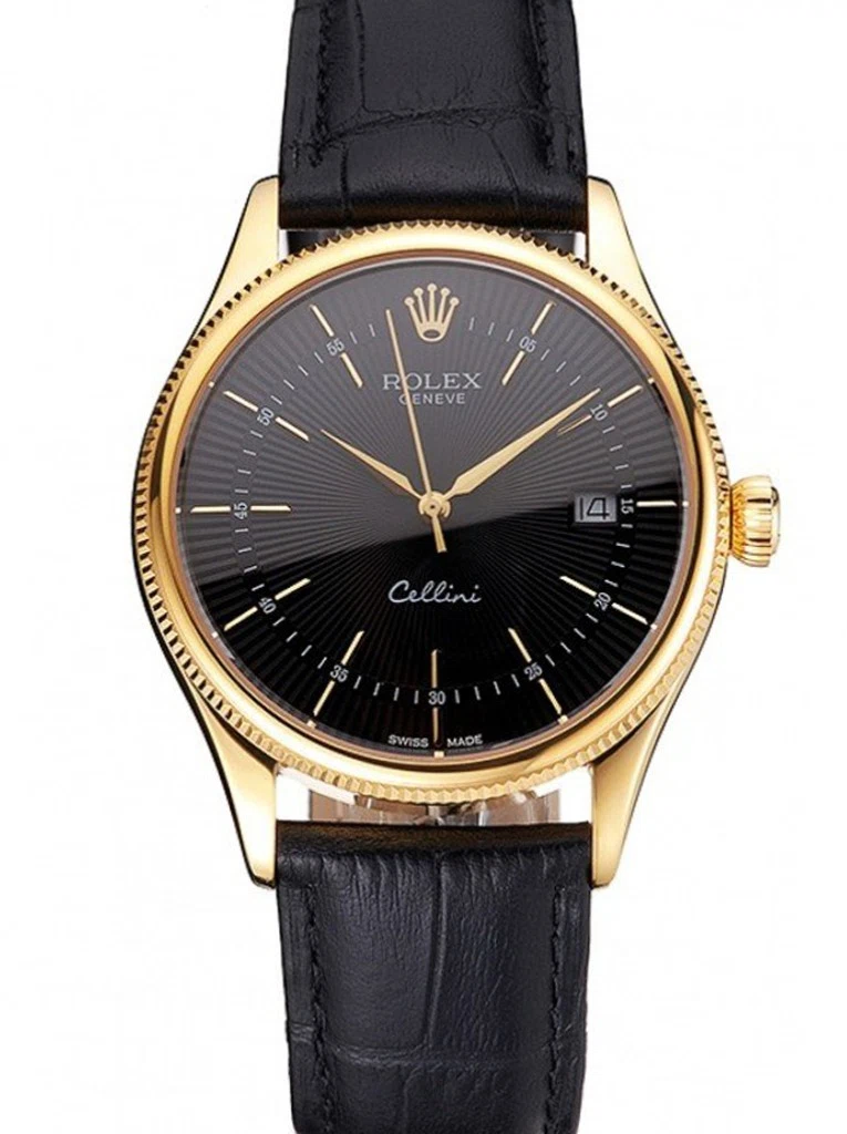 Superclone Cellini schwarzes Zifferblatt REP016807