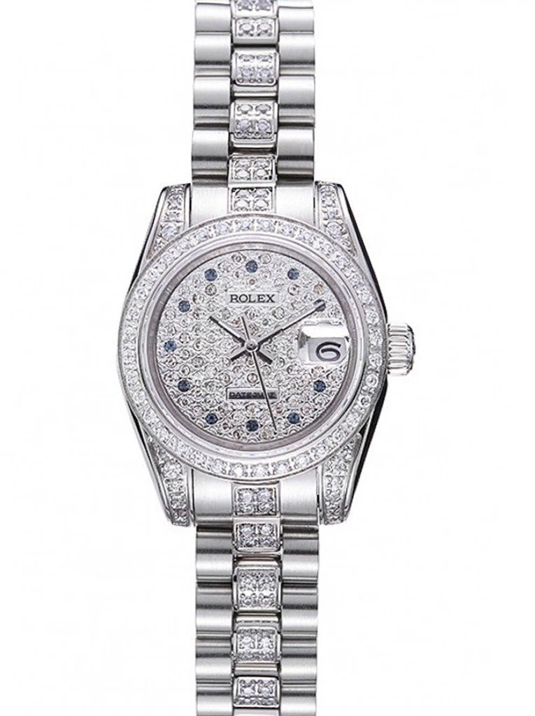 Superclone Datejust silberfarbenes Zifferblatt 622021