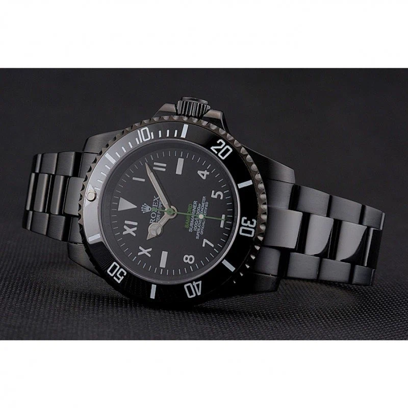 Submariner schwarzes Zifferblatt PR16233BBL Designdetail