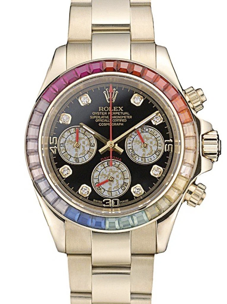 Daytona schwarzes Zifferblatt 80251