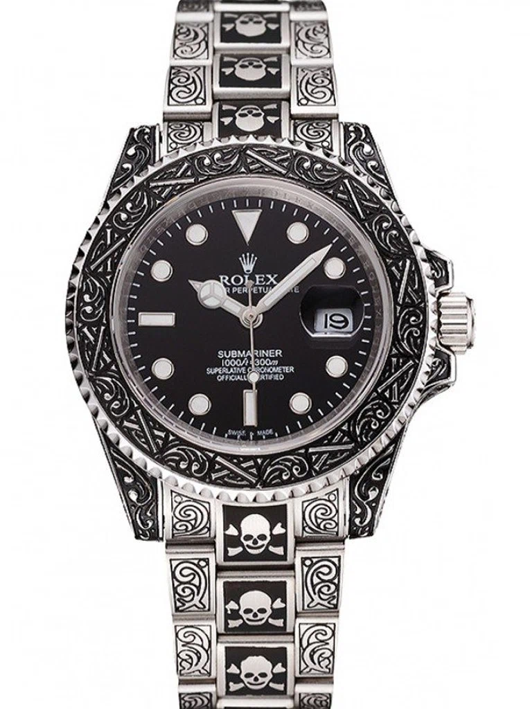 Superclone Submariner schwarzes Zifferblatt 1454090