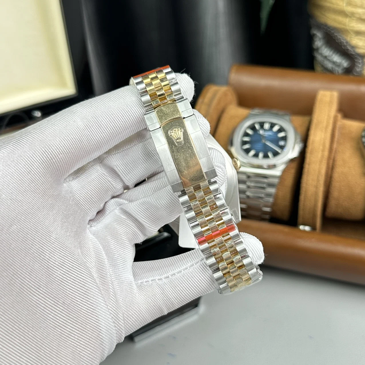 Rolex Datejust champagnerfarbenes Zifferblatt 126333-0010 41 mm – Bild 7