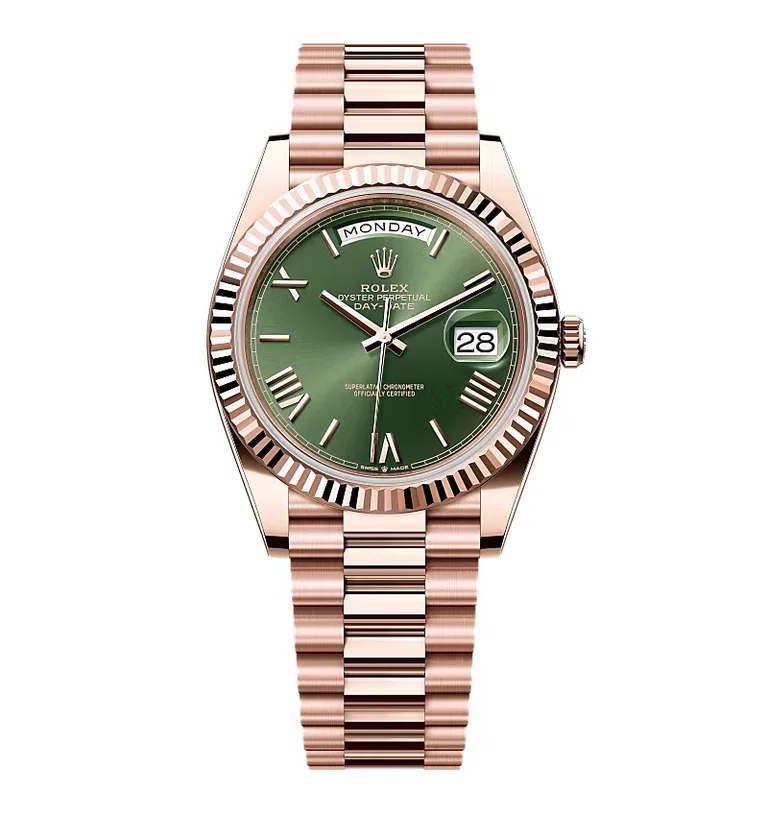 Rolex Day-Date olivgrünes Zifferblatt 228235-0025 40 mm – Superclone