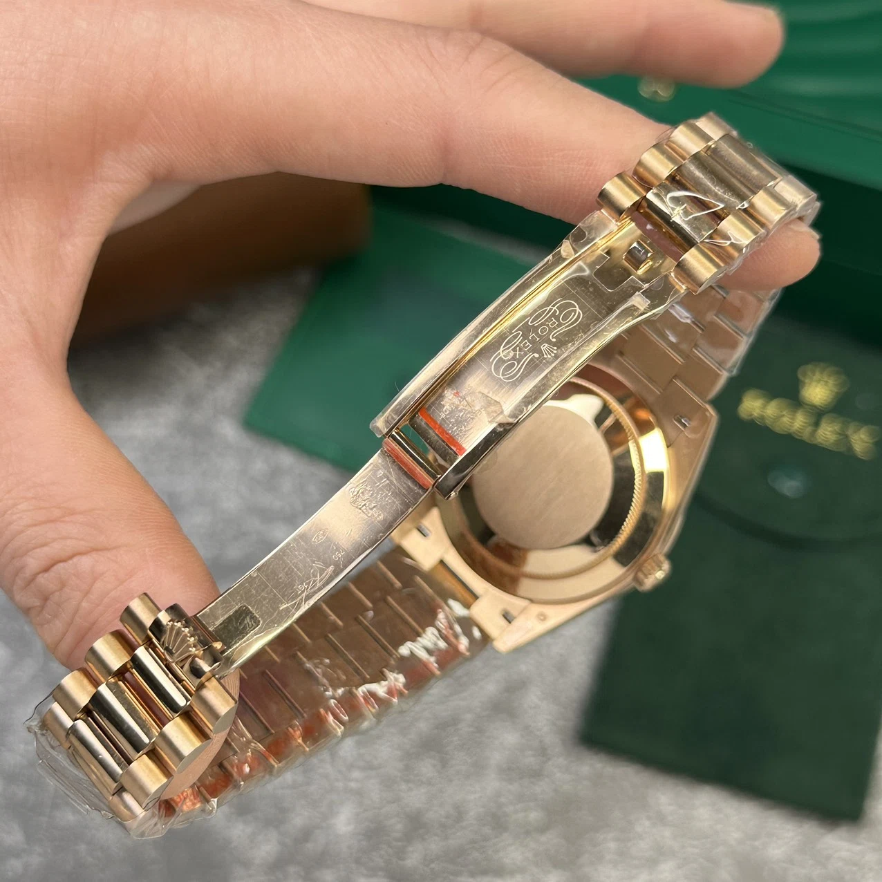 Rolex Day-Date weißes Zifferblatt 128238-0113 36 mm – Superclone – Bild 6