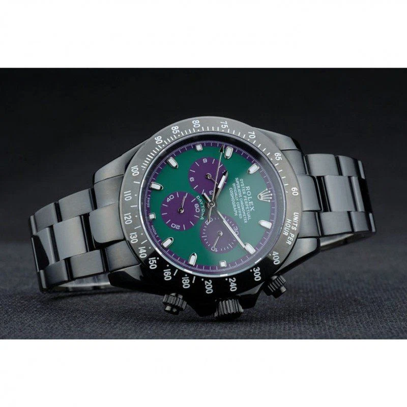 Daytona grünes Zifferblatt 80246 Nahaufnahme