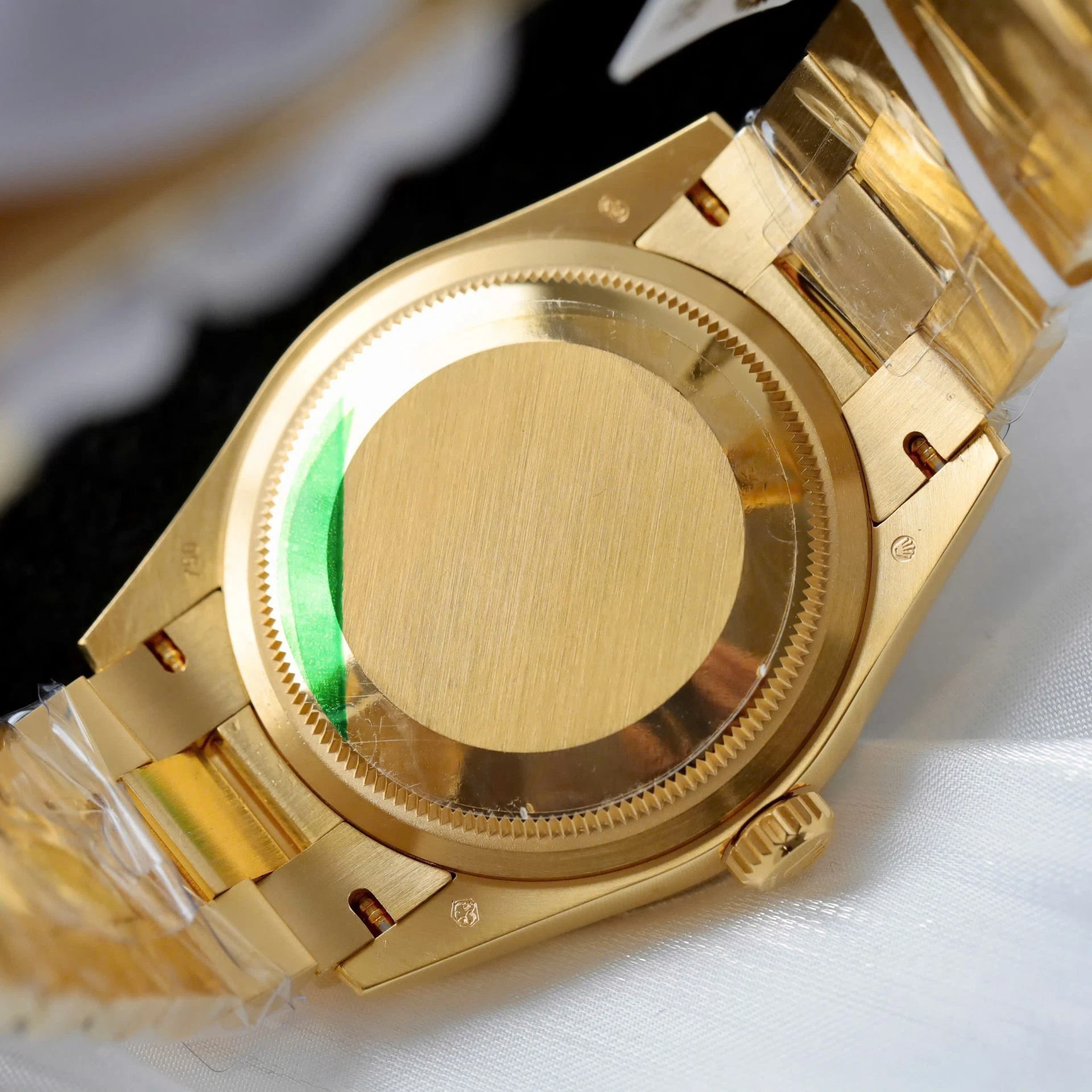 Rolex Day-Date Leuchtendgrün Zifferblatt mit Diamantbesatz 128238-0130 36 mm – Superclone – Bild 8