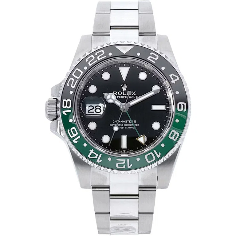 GMT-Master II schwarzes Zifferblatt 126720VTNR "Sprite"