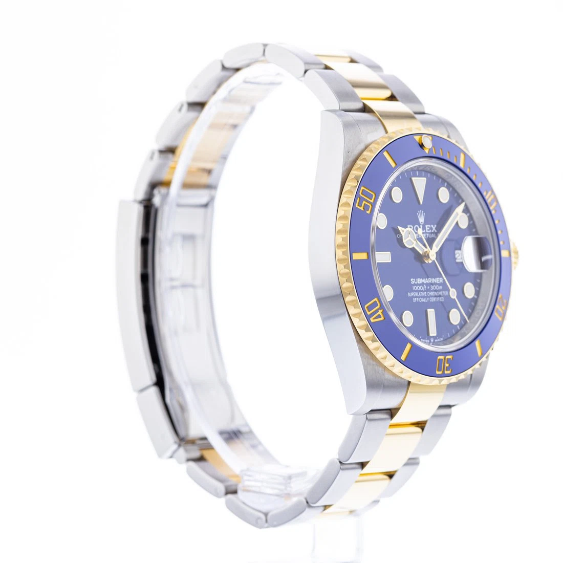 Superclone Submariner blaues Zifferblatt 126613LB Bluesy Detailansicht