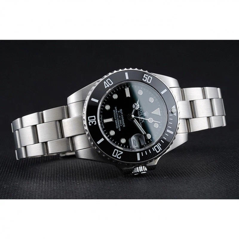 Submariner schwarzes Zifferblatt 1454153 Nahaufnahme