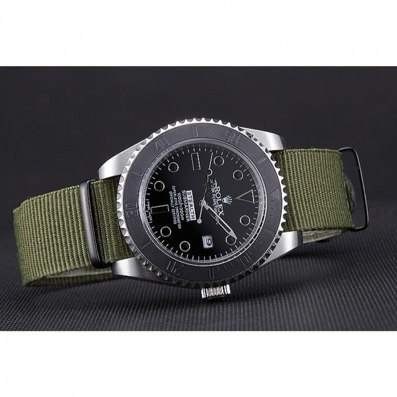 Submariner schwarzes Zifferblatt 621990 Nahaufnahme
