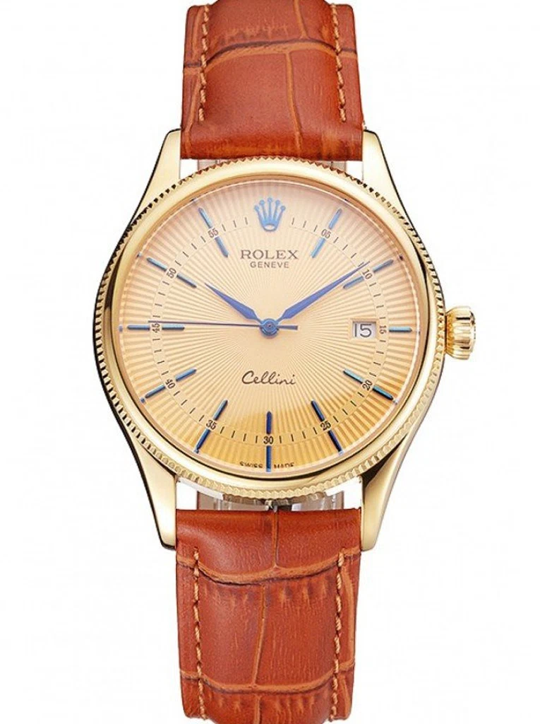 Superclone Cellini goldfarbenes Zifferblatt REP016797