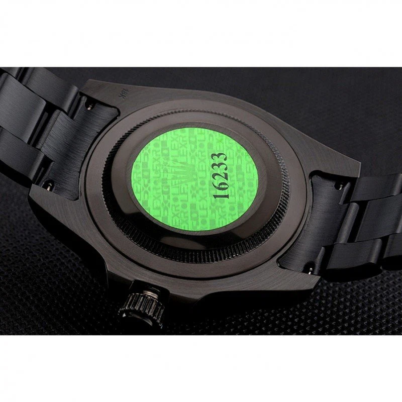 Submariner schwarzes Zifferblatt PR16233BBL Detailansicht