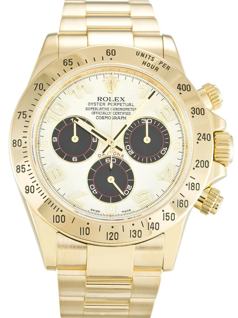 Daytona weißes Zifferblatt 116528