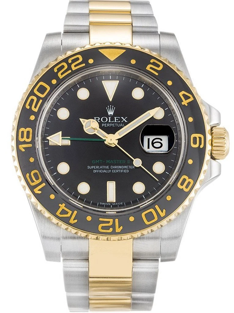 GMT-Master II schwarzes Zifferblatt 116713