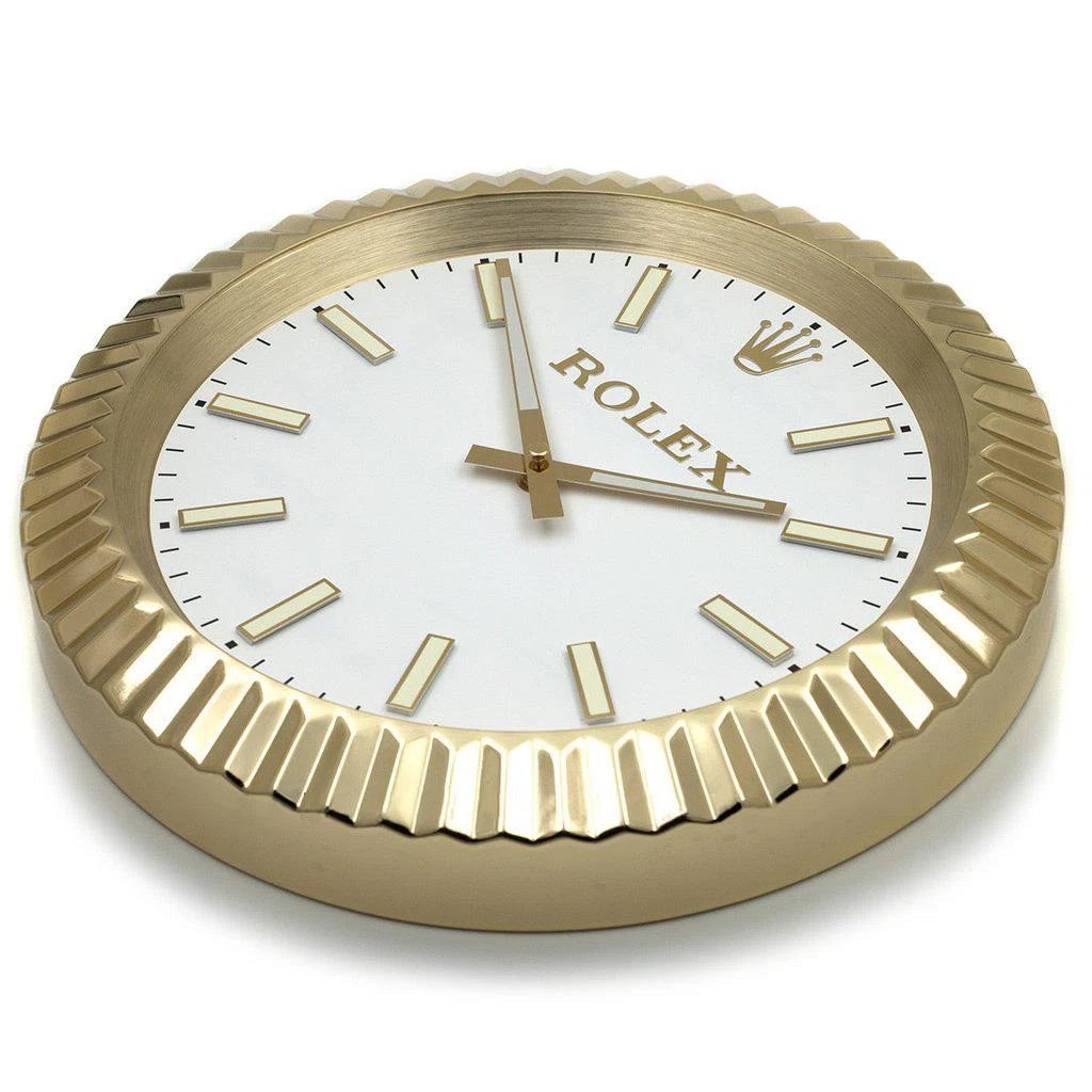 Wanduhr – WIMBLEDON OYSTER DATEJUST Gold Designdetail