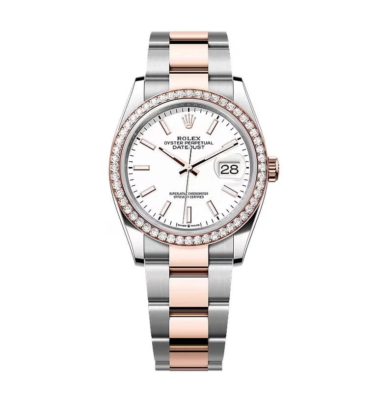 Rolex Datejust weißes Zifferblatt 126281RBR-0006 36 mm