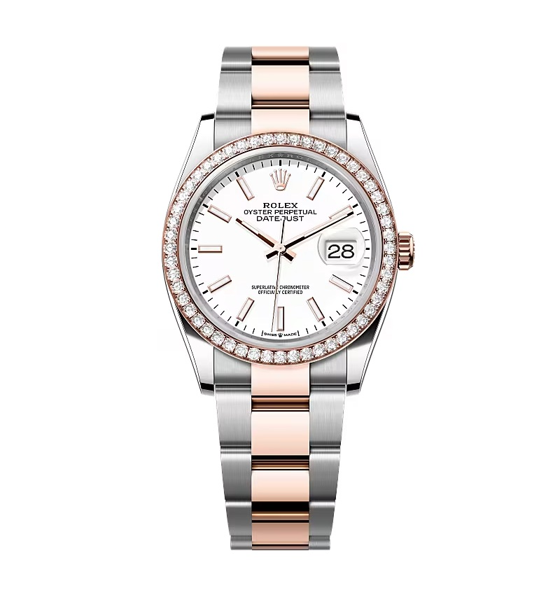 Rolex Datejust weißes Zifferblatt 126281RBR-0006 36 mm