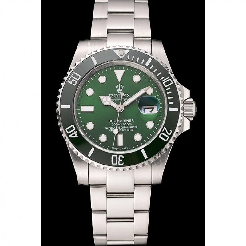 Submariner grünes Zifferblatt 1454069 Perspektivansicht