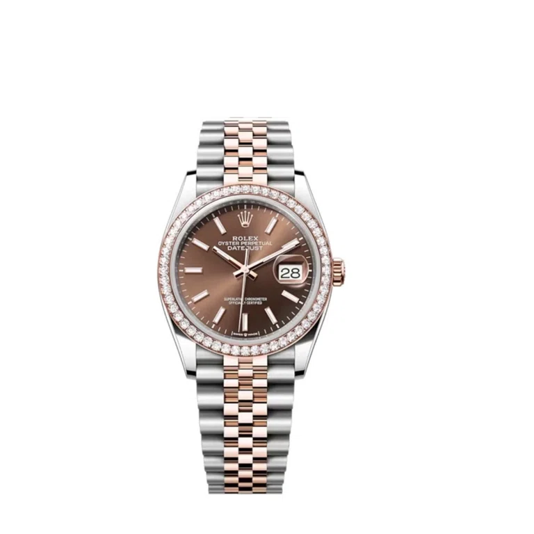 Superclone Datejust schokoladenbraunes Zifferblatt 126281RBR Jubilee