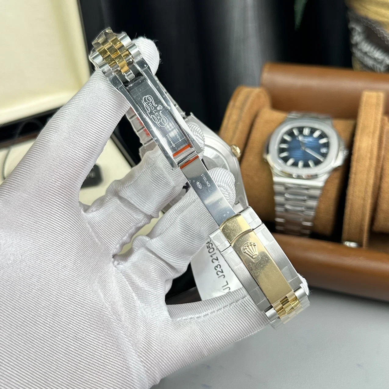 Rolex Datejust champagnerfarbenes Zifferblatt 126333-0010 41 mm – Bild 6