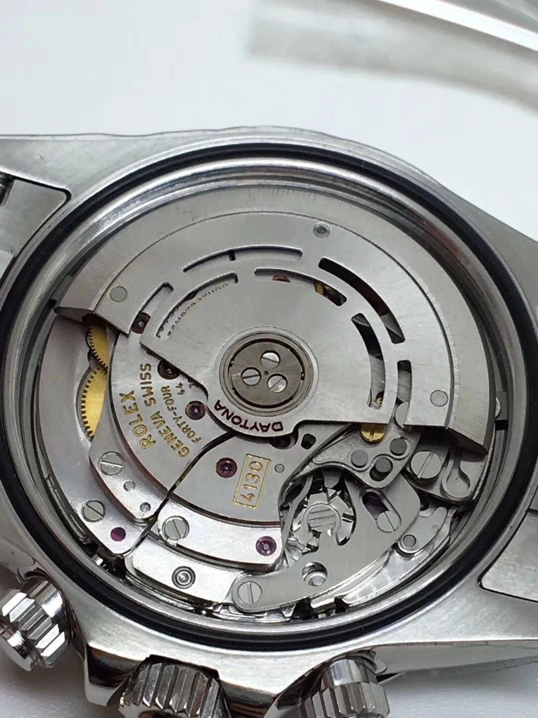 Superclone Daytona "Reverse Panda" schwarzes Zifferblatt 116500LN Stilansicht