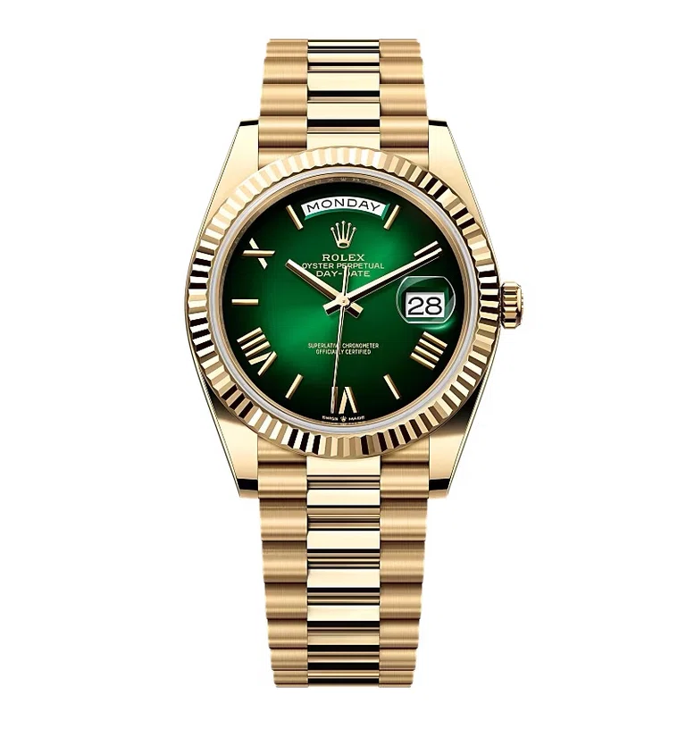 Rolex Day-Date Grünes Ombré-Zifferblatt 228238-0069 40 mm – Superclone