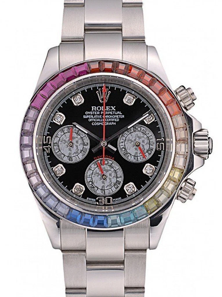 Daytona schwarzes Zifferblatt 80250