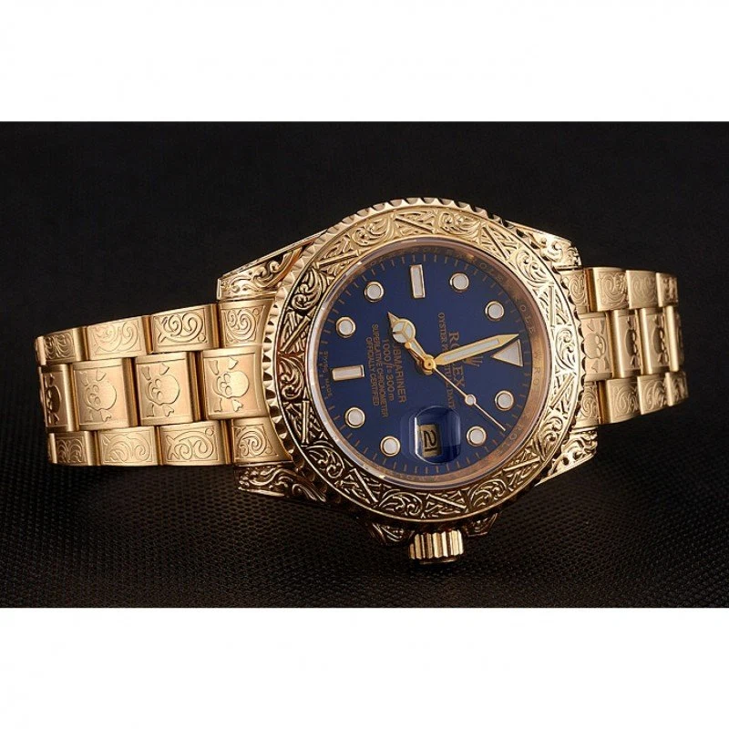 Superclone Submariner blaues Zifferblatt 1454089 Nahaufnahme